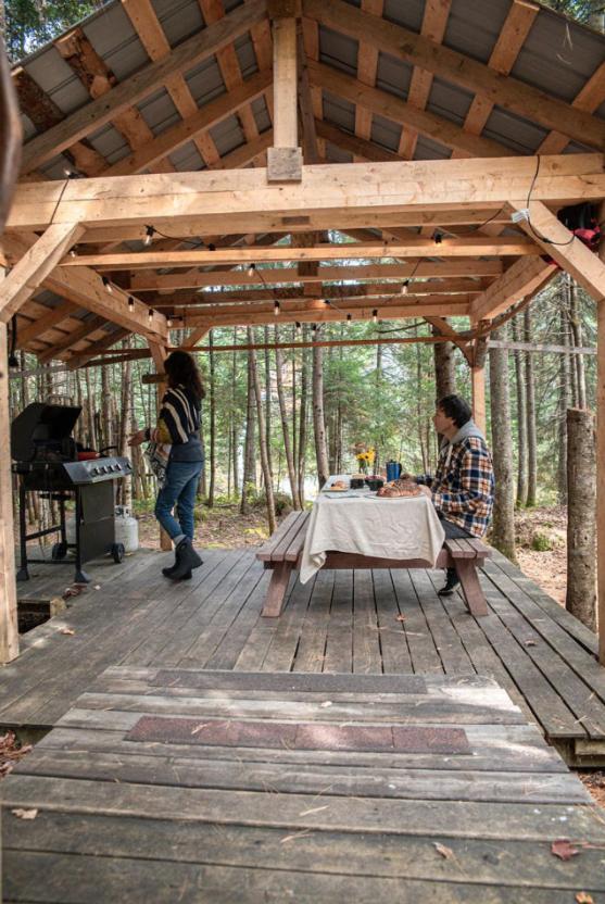 Chalet Aux Tipis De La Riviere Sauvage