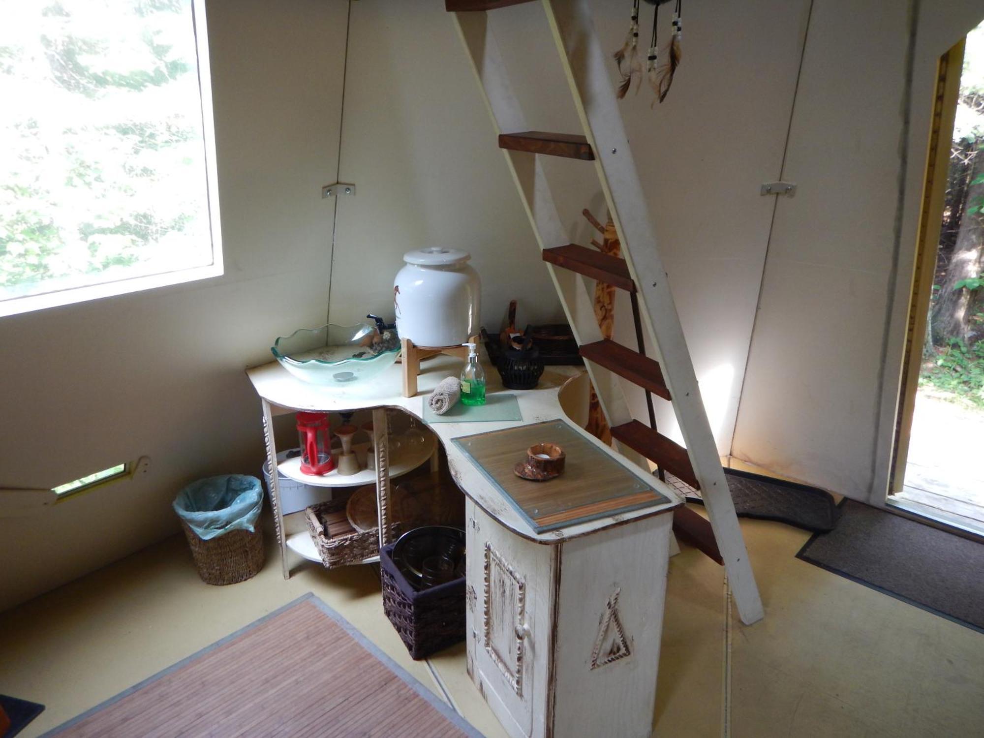 Aux Tipis De La Rivière Sauvage Chalet *